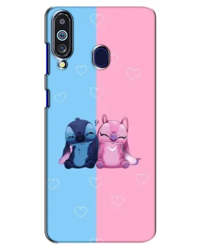 Чехол для Samsung Galaxy M40 с картинкой «Stitch и Angel Love» Чехол для Samsung Galaxy M40 с картинкой «Stitch и Angel Love»