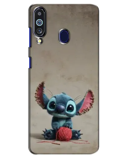 Чехол для Samsung Galaxy M40 с картинкой «Стич на коричневом фоне» Чехол для Samsung Galaxy M40 с картинкой «Стич на коричневом фоне»
