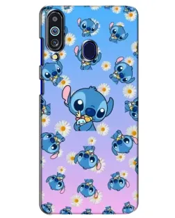 Чохол для Samsung Galaxy M40 з картинкою «Патерн зі Стічем»