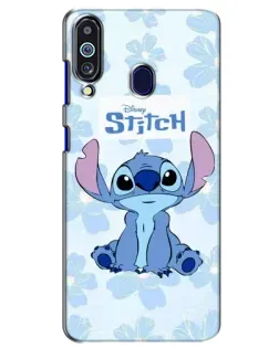 Чохол для Samsung Galaxy M40 з картинкою «Stitch серед квітів»