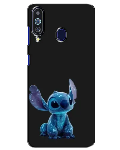 Чехол для Samsung Galaxy M40 с картинкой «Стич на черном» Чехол для Samsung Galaxy M40 с картинкой «Стич на черном»