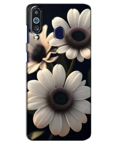 Чехол для Samsung Galaxy M40 с картинкой «Белые маргаритки макро»