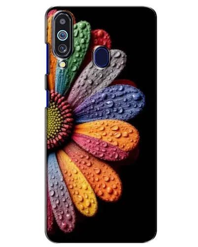 Чехол для Samsung Galaxy M40 с картинкой «Радужный цветок»
