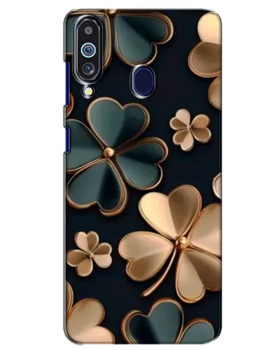 Чехол для Samsung Galaxy M40 с картинкой «Клевер в золоте»