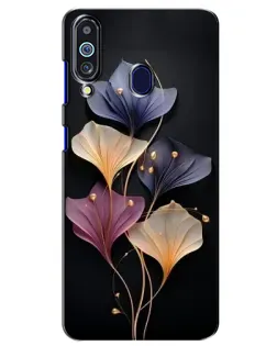 Чехол для Samsung Galaxy M40 с картинкой «Лиловые цветы грации»