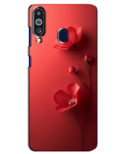 Чехол для Samsung Galaxy M40 с картинкой «Маковые соцветия»
