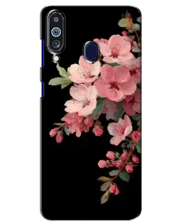 Чехол для Samsung Galaxy M40 с картинкой «Розовая ветка сакуры»