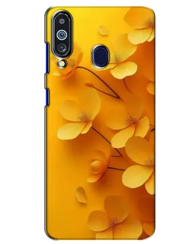 Чехол для Samsung Galaxy M40 с картинкой «Золотые лепестки»