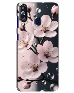 Чехол для Samsung Galaxy M40 с картинкой «Нежная сакура и капли»