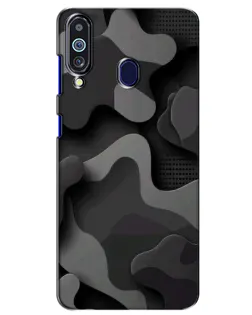 Чехол для Samsung Galaxy M40 с картинкой «Темный абстрактный камуфляж» Чехол для Samsung Galaxy M40 с картинкой «Темный абстрактный камуфляж»