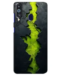 Чехол для Samsung Galaxy M40 с картинкой «Салатовый разлом скалы» Чехол для Samsung Galaxy M40 с картинкой «Салатовый разлом скалы»