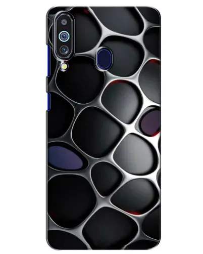 Чехол для Samsung Galaxy M40 с картинкой «Объемная темная решетка» Чехол для Samsung Galaxy M40 с картинкой «Объемная темная решетка»
