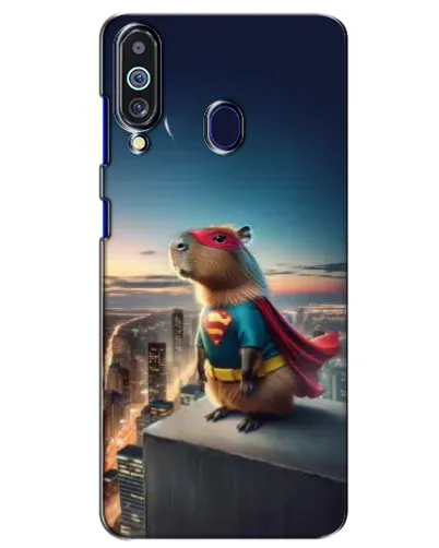 Чехол для Samsung Galaxy M40 с картинкой «Капи-мен супергерой»