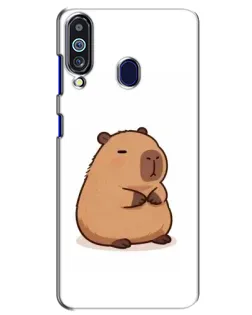 Чехол для Samsung Galaxy M40 с картинкой «Толстенькая капибара»