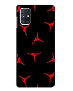 Чохол для Samsung Galaxy M51 з картинкою «Jordan Red Pattern» Чохол для Samsung Galaxy M51 з картинкою «Jordan Red Pattern»