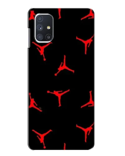 Чехол для Samsung Galaxy M51 с картинкой «Jordan Red Pattern» Чехол для Samsung Galaxy M51 с картинкой «Jordan Red Pattern»