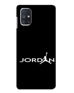 Чехол для Samsung Galaxy M51 с картинкой «Jordan White Logo» Чехол для Samsung Galaxy M51 с картинкой «Jordan White Logo»