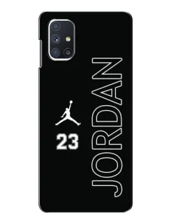 Чехол для Samsung Galaxy M51 с картинкой «Jordan Vertical» Чехол для Samsung Galaxy M51 с картинкой «Jordan Vertical»