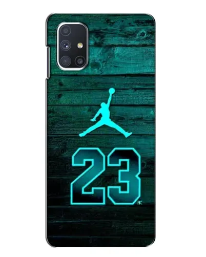 Чехол для Samsung Galaxy M51 с картинкой «Jordan Cyan 23» Чехол для Samsung Galaxy M51 с картинкой «Jordan Cyan 23»