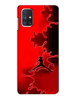 Чехол для Samsung Galaxy M51 с картинкой «Jordan Red Smoke» Чехол для Samsung Galaxy M51 с картинкой «Jordan Red Smoke»