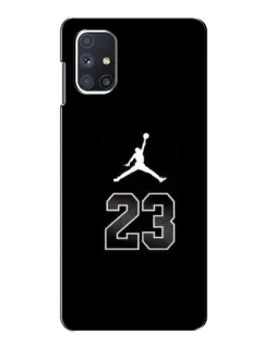Чехол для Samsung Galaxy M51 с картинкой «Jordan Flight 23» Чехол для Samsung Galaxy M51 с картинкой «Jordan Flight 23»