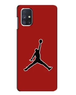 Чехол для Samsung Galaxy M51 с картинкой «Jordan Red Back» Чехол для Samsung Galaxy M51 с картинкой «Jordan Red Back»