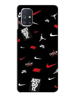 Чехол для Samsung Galaxy M51 с картинкой «Nike Mix Pattern» Чехол для Samsung Galaxy M51 с картинкой «Nike Mix Pattern»