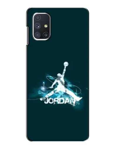 Чехол для Samsung Galaxy M51 с картинкой «Jordan Blue Fire» Чехол для Samsung Galaxy M51 с картинкой «Jordan Blue Fire»