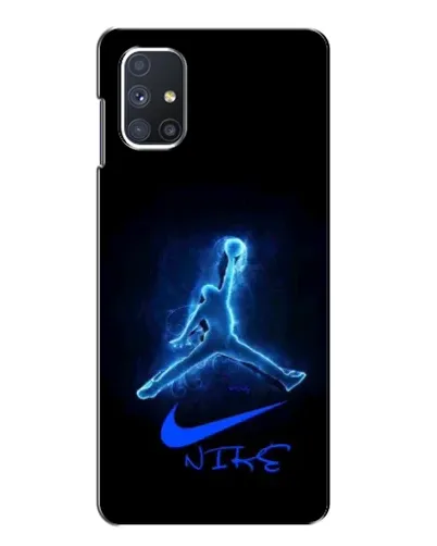 Чехол для Samsung Galaxy M51 с картинкой «Jordan Neon Blue» Чехол для Samsung Galaxy M51 с картинкой «Jordan Neon Blue»