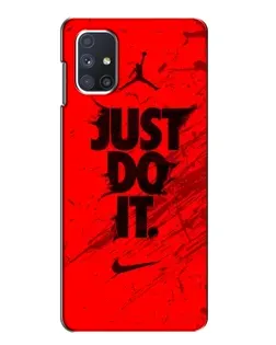 Чехол для Samsung Galaxy M51 с картинкой «Nike Just Do It» Чехол для Samsung Galaxy M51 с картинкой «Nike Just Do It»