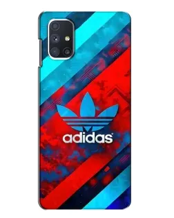 Чехол для Samsung Galaxy M51 с картинкой «Абстракция Adidas» Чехол для Samsung Galaxy M51 с картинкой «Абстракция Adidas»