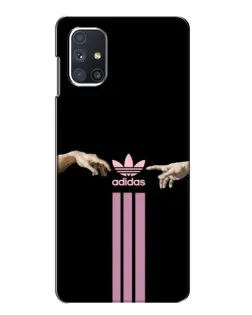 Чехол для Samsung Galaxy M51 с картинкой «Adidas Hands» Чехол для Samsung Galaxy M51 с картинкой «Adidas Hands»