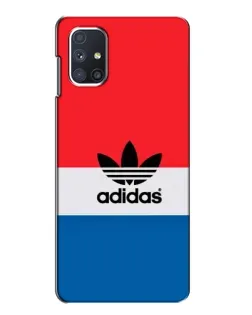 Чехол для Samsung Galaxy M51 с картинкой «Ретро блоки Adidas» Чехол для Samsung Galaxy M51 с картинкой «Ретро блоки Adidas»