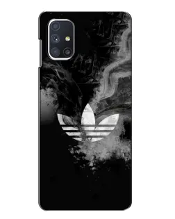 Чехол для Samsung Galaxy M51 с картинкой «Абстрактный дым Adidas» Чехол для Samsung Galaxy M51 с картинкой «Абстрактный дым Adidas»
