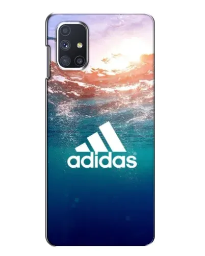 Чехол для Samsung Galaxy M51 с картинкой «Океанская глубина адидас» Чехол для Samsung Galaxy M51 с картинкой «Океанская глубина адидас»