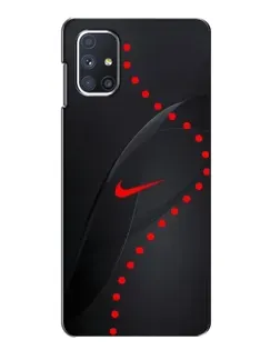 Чехол для Samsung Galaxy M51 с картинкой «Абстрактный дизайн Nike» Чехол для Samsung Galaxy M51 с картинкой «Абстрактный дизайн Nike»