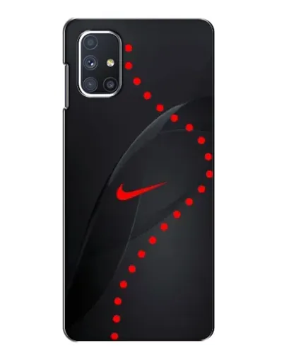 Чехол для Samsung Galaxy M51 с картинкой «Абстрактный дизайн Nike»