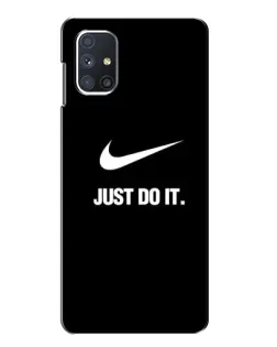 Чехол для Samsung Galaxy M51 с картинкой «Классический принт Nike» Чехол для Samsung Galaxy M51 с картинкой «Классический принт Nike»
