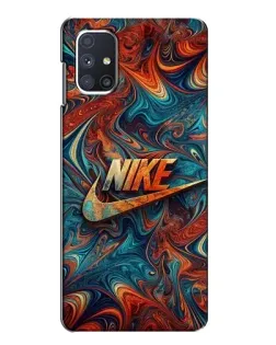 Чехол для Samsung Galaxy M51 с картинкой «Nike в абстракции» Чехол для Samsung Galaxy M51 с картинкой «Nike в абстракции»