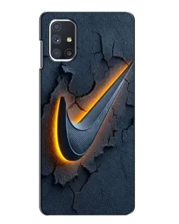Чехол для Samsung Galaxy M51 с картинкой «Объемный логотип Найк» Чехол для Samsung Galaxy M51 с картинкой «Объемный логотип Найк»