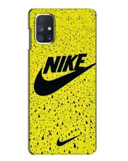 Чехол для Samsung Galaxy M51 с картинкой «Желтый текстурный Nike» Чехол для Samsung Galaxy M51 с картинкой «Желтый текстурный Nike»