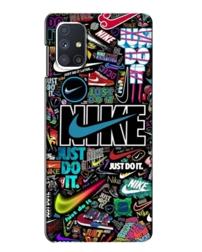 Чехол для Samsung Galaxy M51 с картинкой «Яркий коллаж Nike» Чехол для Samsung Galaxy M51 с картинкой «Яркий коллаж Nike»