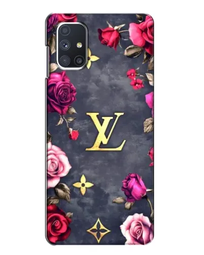 Чехол для Samsung Galaxy M51 с картинкой «Цветочный Louis Vuitton»
