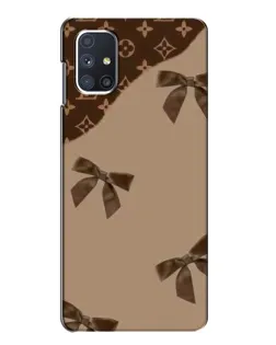Чехол для Samsung Galaxy M51 с картинкой «LV — кофейный атлас»