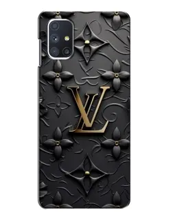 Чехол для Samsung Galaxy M51 с картинкой «Кожаная текстура LV»