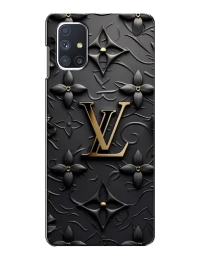 Чехол для Samsung Galaxy M51 с картинкой «Кожаная текстура LV»