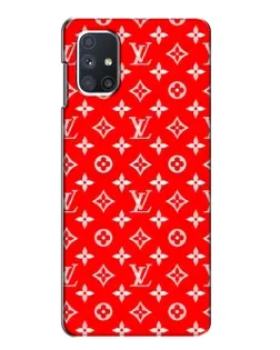 Чехол для Samsung Galaxy M51 с картинкой «Яркий паттерн LV»