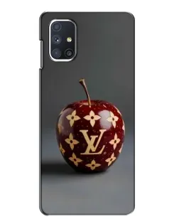 Чехол для Samsung Galaxy M51 с картинкой «Красное яблоко LV»