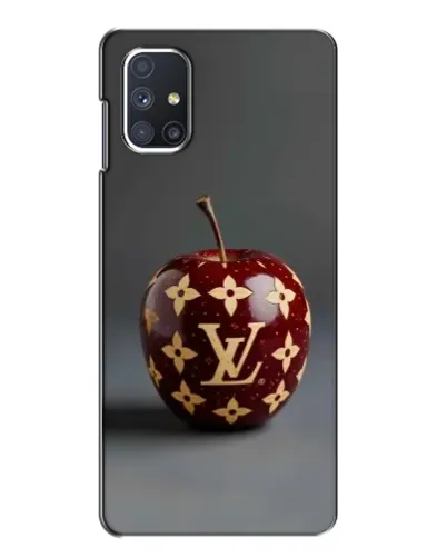 Чехол для Samsung Galaxy M51 с картинкой «Красное яблоко LV»