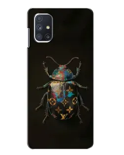 Чехол для Samsung Galaxy M51 с картинкой «LV — мраморный принт»